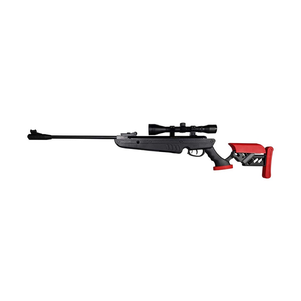 Comprar Rifle Perdigones Swiss Arms Tg Nitro Piston C/Visor Negro-Rojo