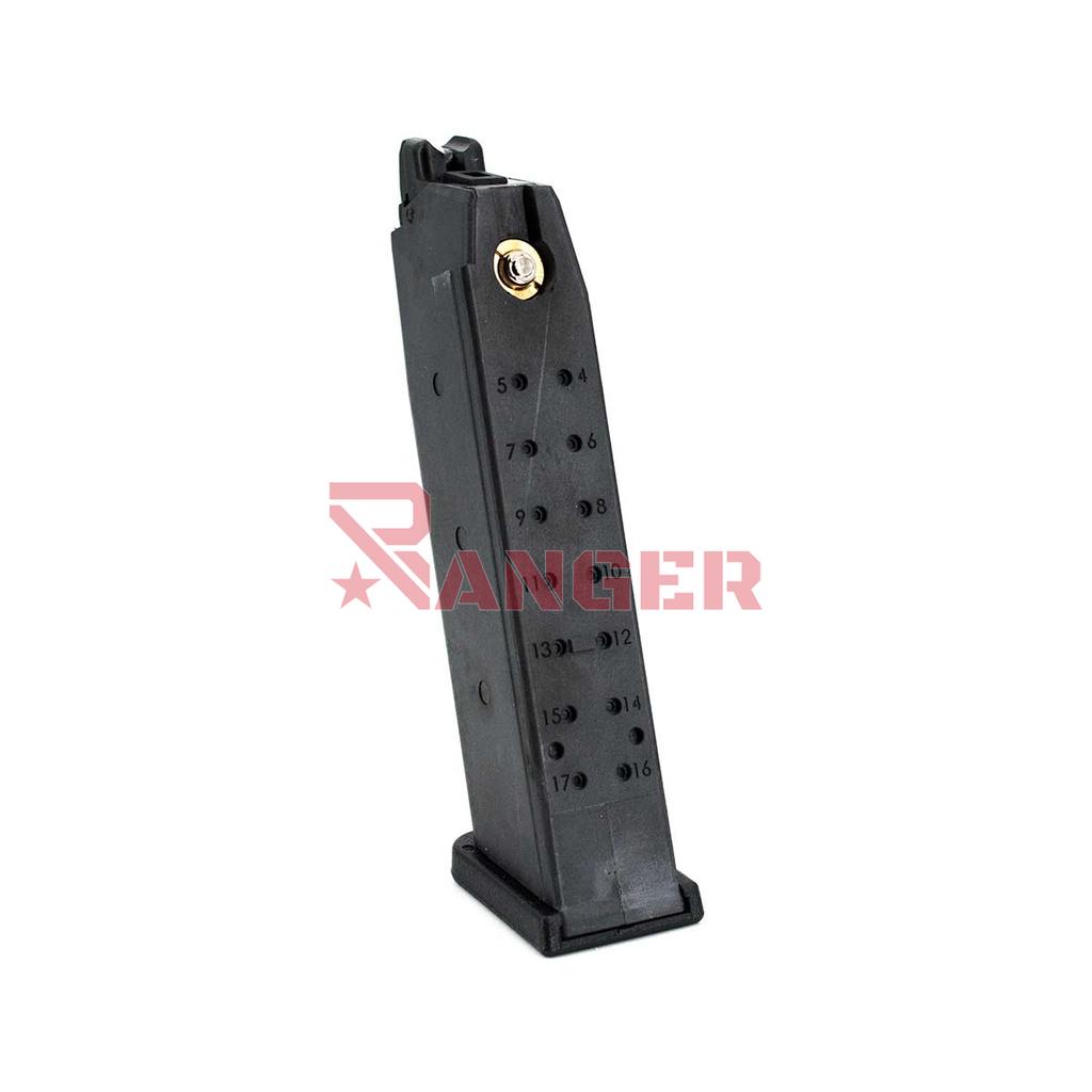 CARGADOR PISTOLA GAS WE GLOCK 17 ABS NEGRO