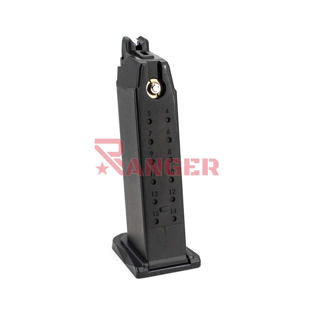 CARGADOR PISTOLA GAS WE G-FORCE 19 NEGRO