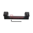 MONTURA RAIL VISOR NEGRA