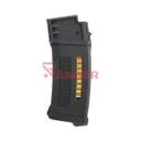 CARGADOR FUSIL PTS G36 MID-CAP 120RDS NEGRO