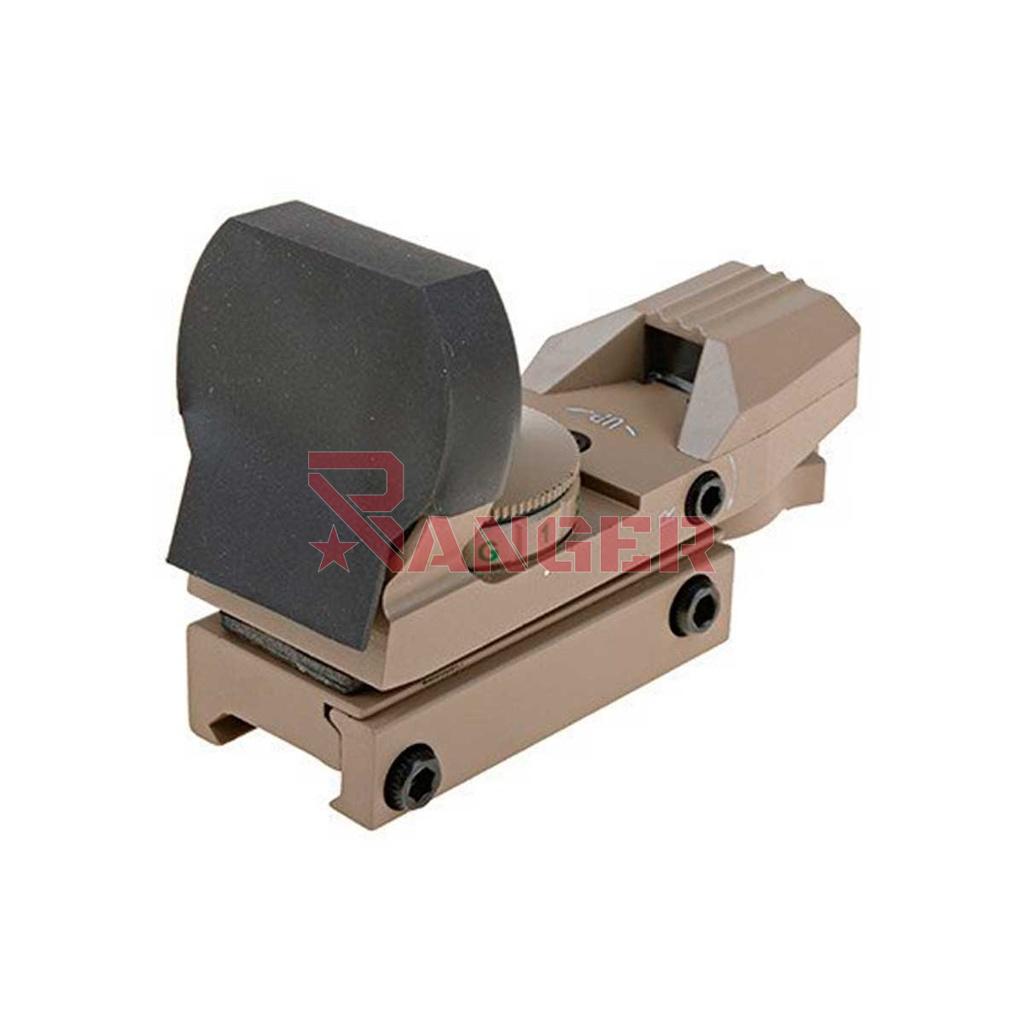 VISOR RED DOT THETA OPTICS OPEN REFLEX TAN