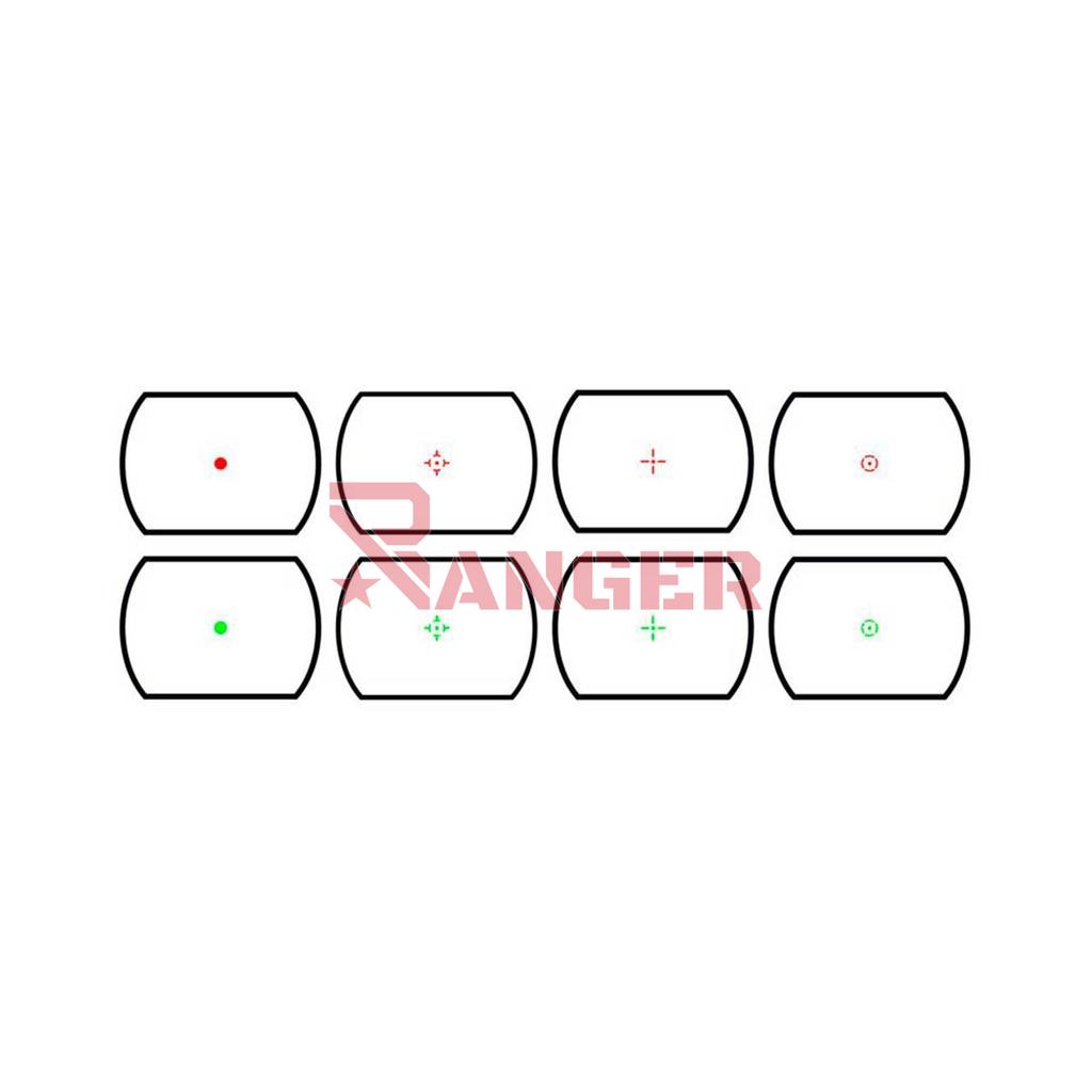 VISOR RED DOT THETA OPTICS OPEN REFLEX TAN