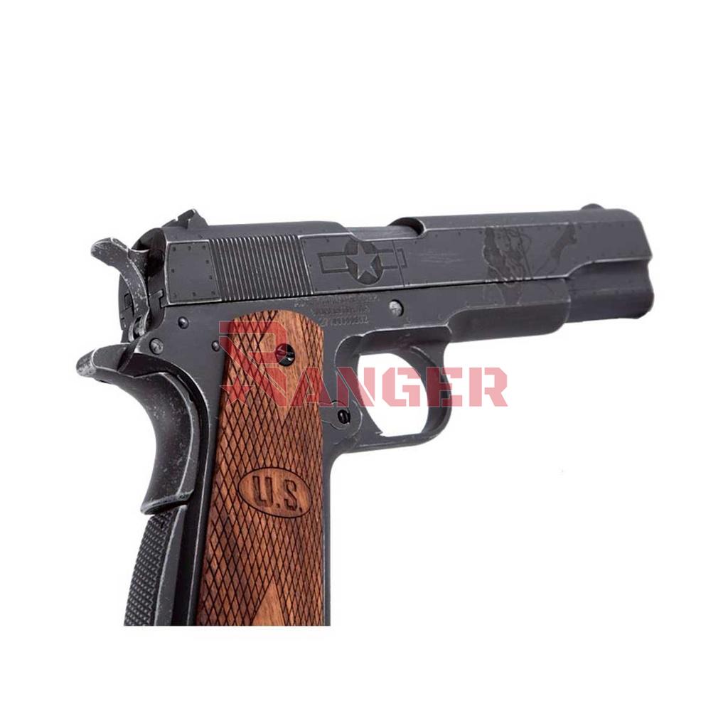 PISTOLA 1911 AO FLY GIRL NEGRA-MADERA