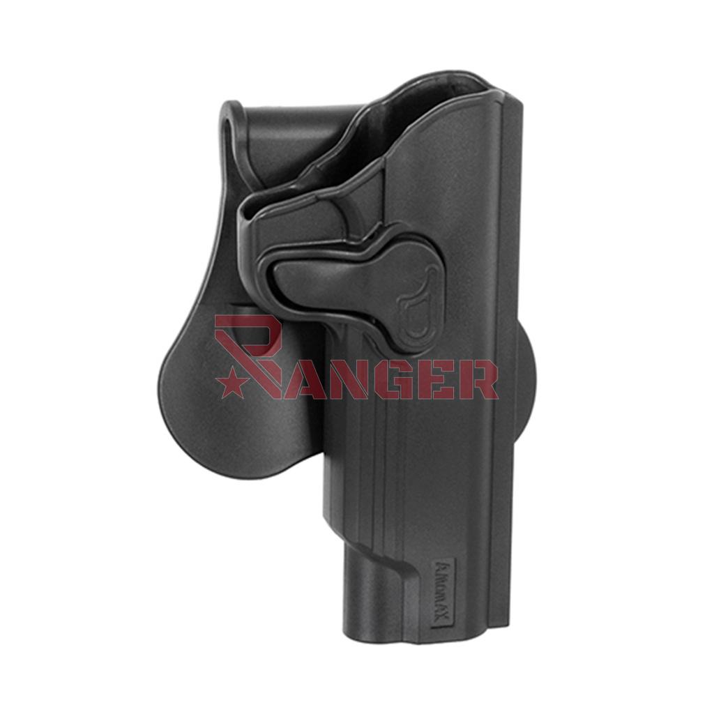 FUNDA PISTOLA RIGIDA AMOMAX 1911 NEGRA