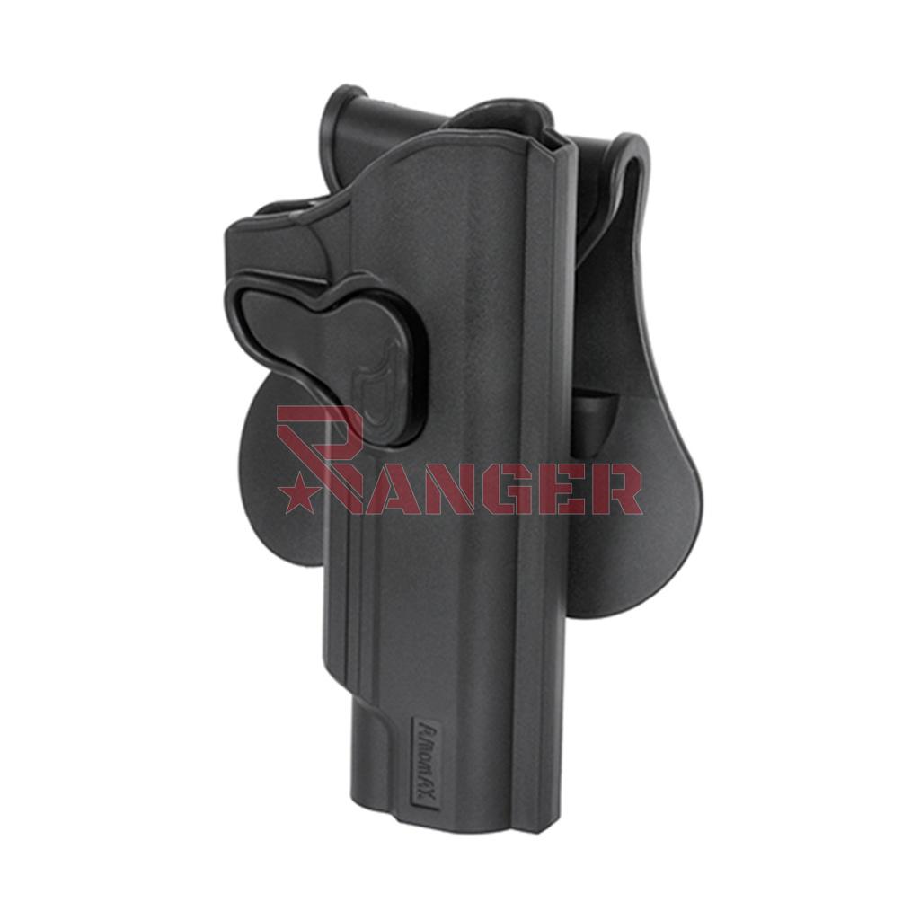 FUNDA PISTOLA RIGIDA AMOMAX 1911 NEGRA
