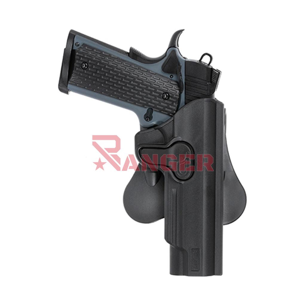 FUNDA PISTOLA RIGIDA AMOMAX 1911 NEGRA