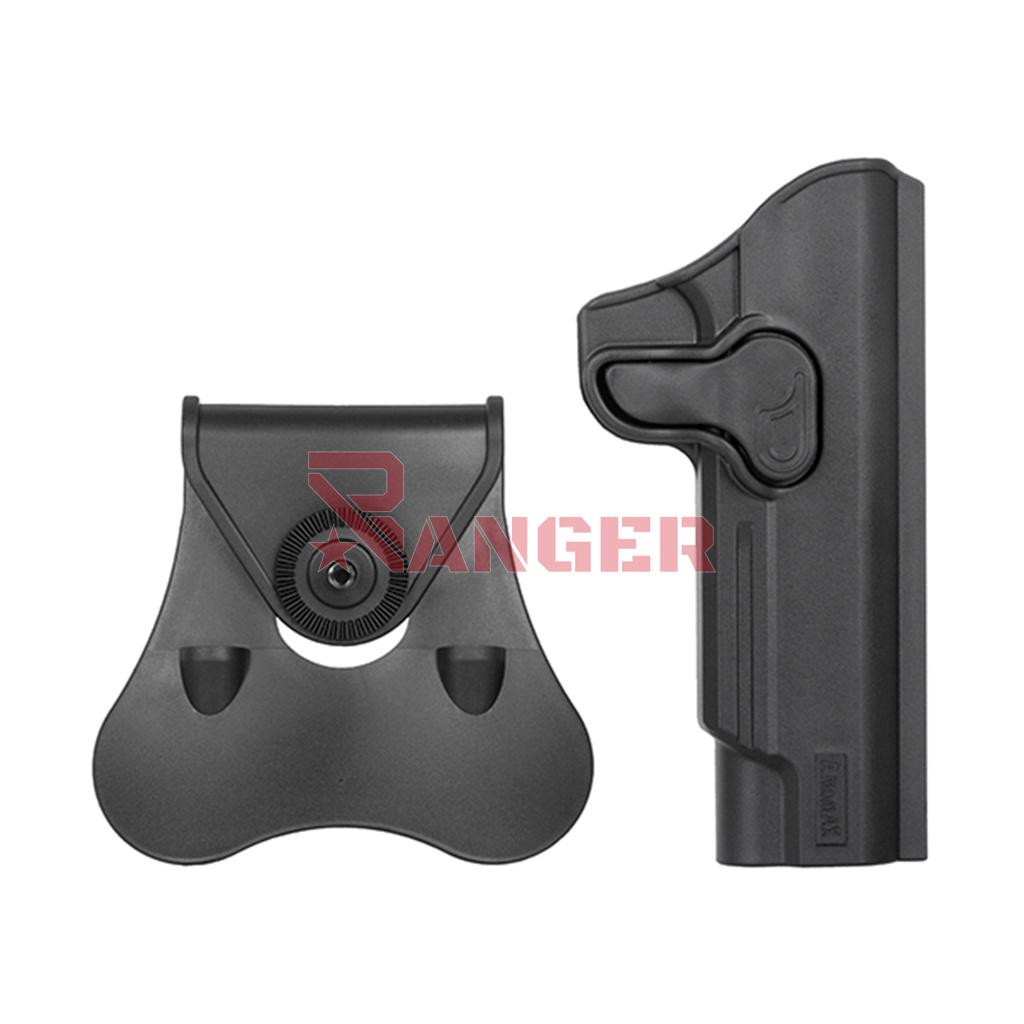 FUNDA PISTOLA RIGIDA AMOMAX 1911 NEGRA