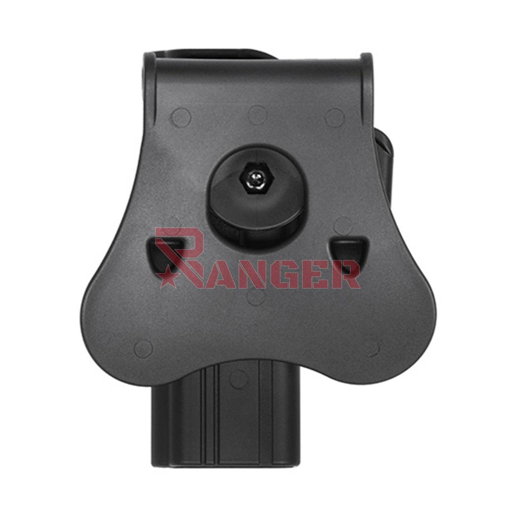 FUNDA PISTOLA RIGIDA AMOMAX GLOCK 17 NEGRA