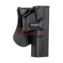 FUNDA PISTOLA RIGIDA AMOMAX GLOCK 17 NEGRA