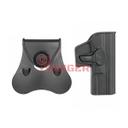 FUNDA PISTOLA RIGIDA AMOMAX GLOCK 19 NEGRA