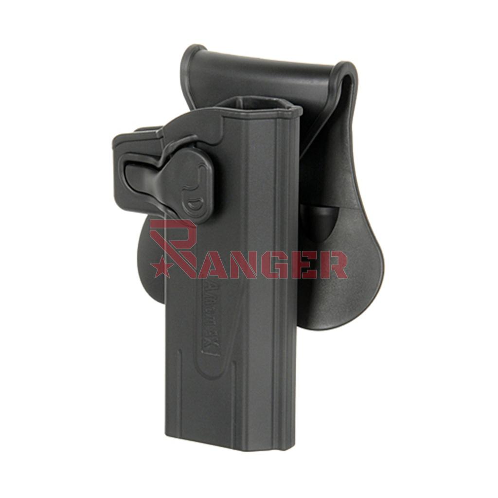 FUNDA PISTOLA RIGIDA AMOMAX HI-CAPA NEGRA