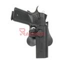 FUNDA PISTOLA RIGIDA AMOMAX HI-CAPA NEGRA