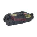 LASER ROJO FMA LINTERNA AN/PEQ-15 NEGRO