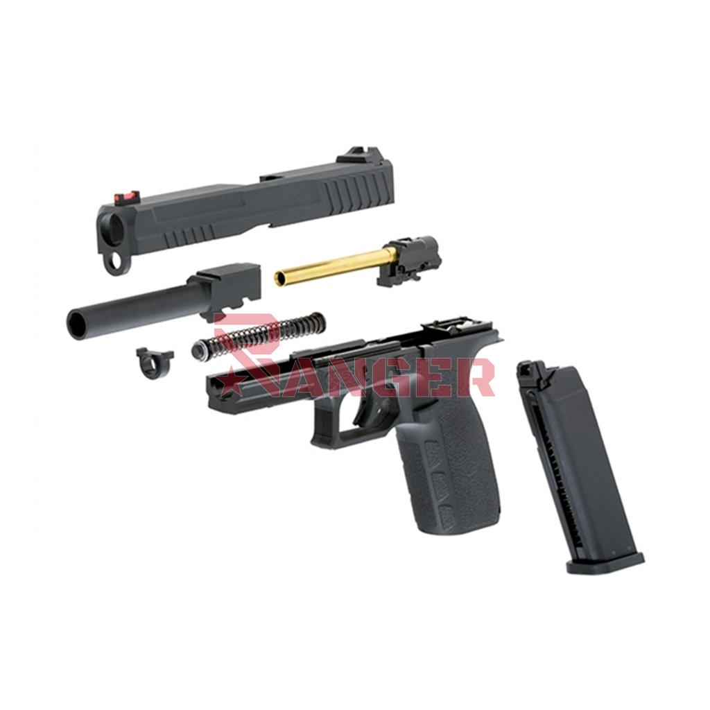 PISTOLA KJW KP13 GAS/CO2 METALICA NEGRA