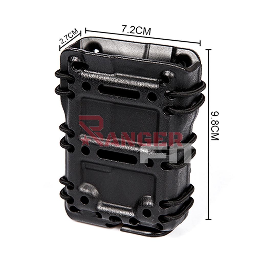 PORTA CARGADOR RIGIDO M4 SCORPION FMA NEGRO