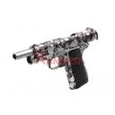 PISTOLA AW CUSTOM 1911 NE2101CALAVERAS FULL METAL NEGRA-BLANCA