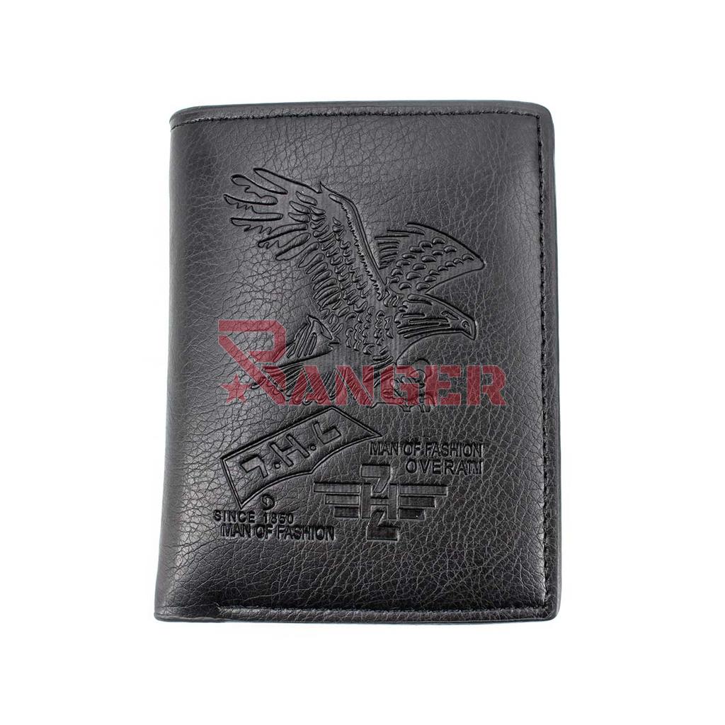 CARTERA PIEL LATERAL AGUILA NEGRA