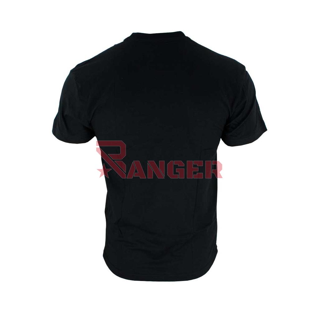CAMISETA LOGO CAPITAN AMERICA NEGRA