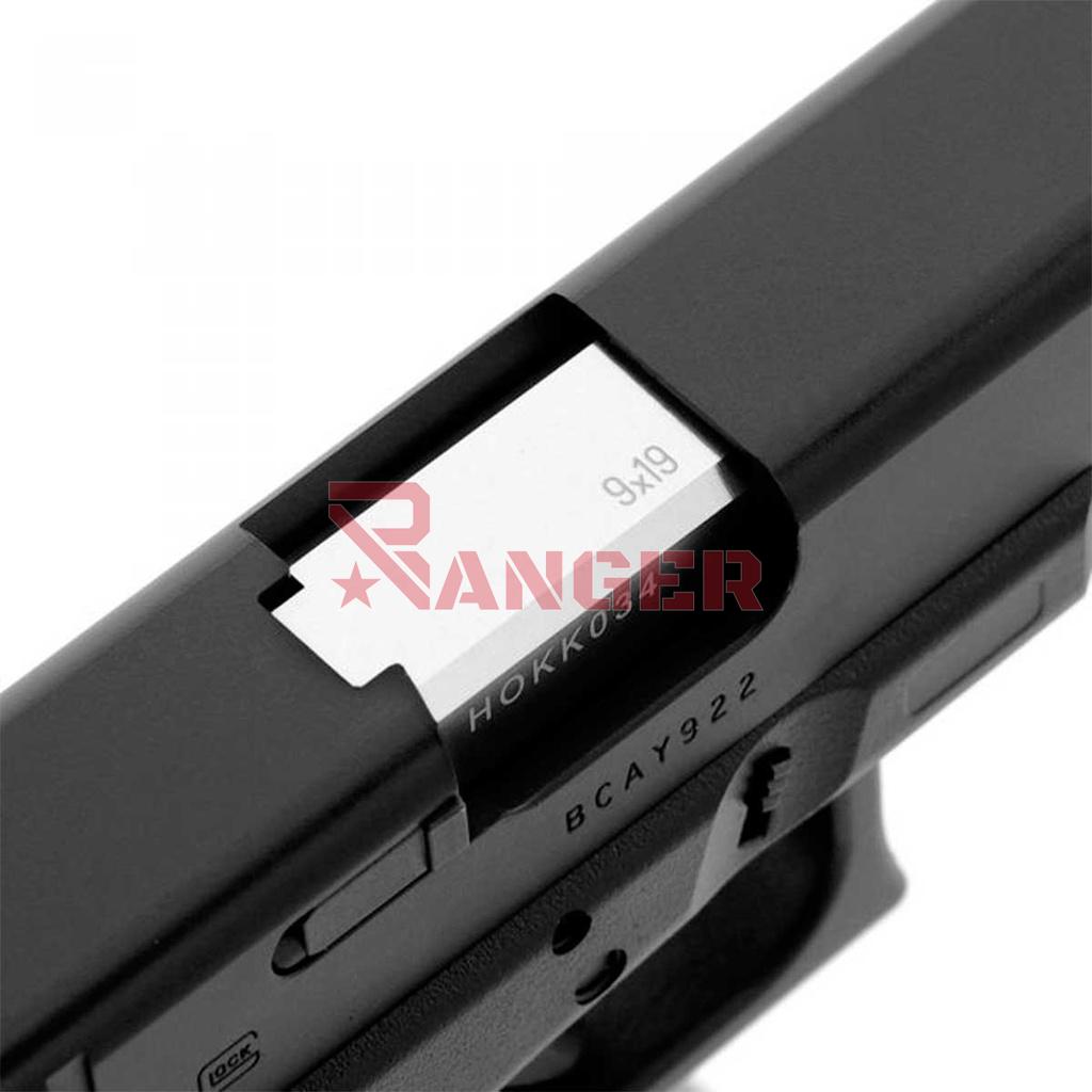 CAÑON EXTERNO ESTRIADO LAYLAX/NINE BALL NON RECOIL GLOCK 17 GEN.4 GRIS