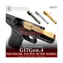 CAÑON EXTERNO ESTRIADO LAYLAX/NINE BALL NON RECOIL GLOCK 17 GEN.4 GRIS