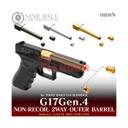 CAÑON EXTERNO ROSCADO LAYLAX/NINE BALL NON RECOIL GLOCK 17 GEN.4 DORADO