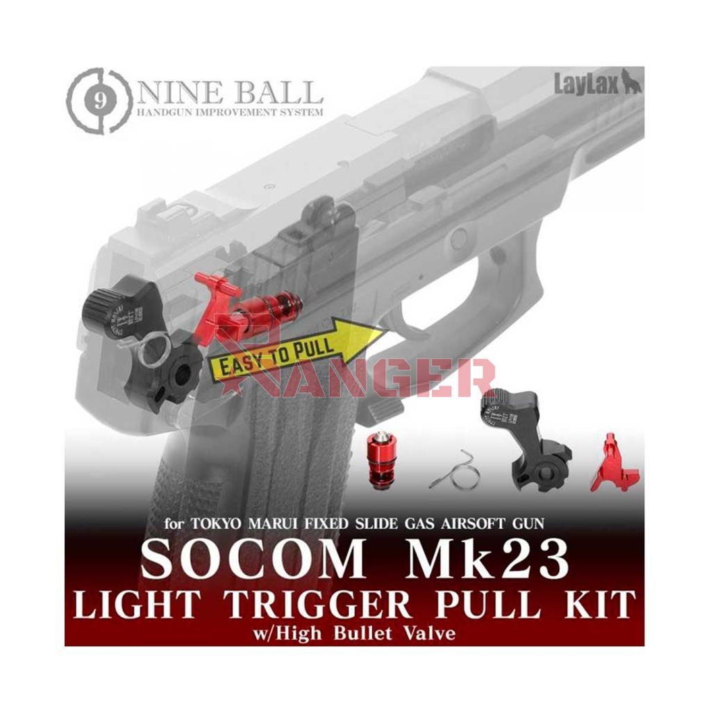 KIT VALVULA Y MARTILLO MK23 LAYLAX/NINE BALL ROJO