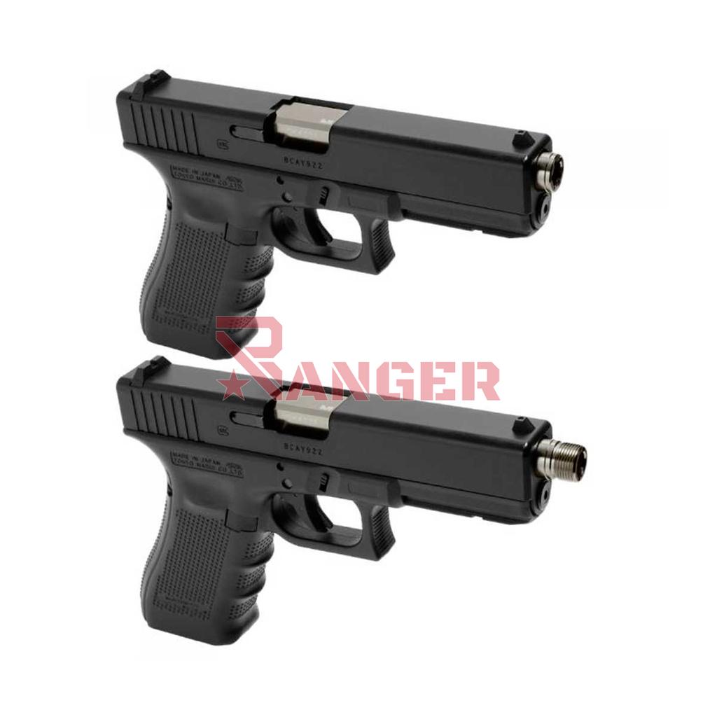 CAÑON EXTERNO ROSCADO LAYLAX/NINE BALL NON RECOIL GLOCK 17 GEN.4 GRIS