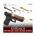 CAÑON EXTERNO ROSCADO LAYLAX/NINE BALL NON RECOIL GLOCK 17 GEN.4 GRIS
