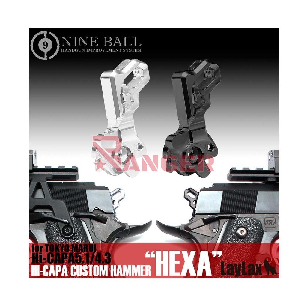 MARTILLO CUSTOM HEXA HI-CAPA LAYLAX/NINE BALL PLATA