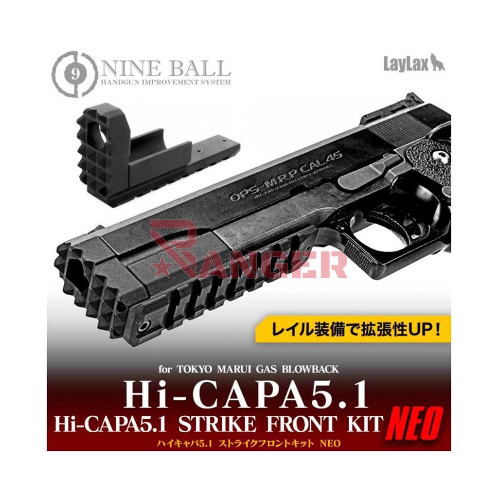 KIT STRIKE FRONT HI-CAPA 5.1 LAYLAX/NINE BALL  NEGRO