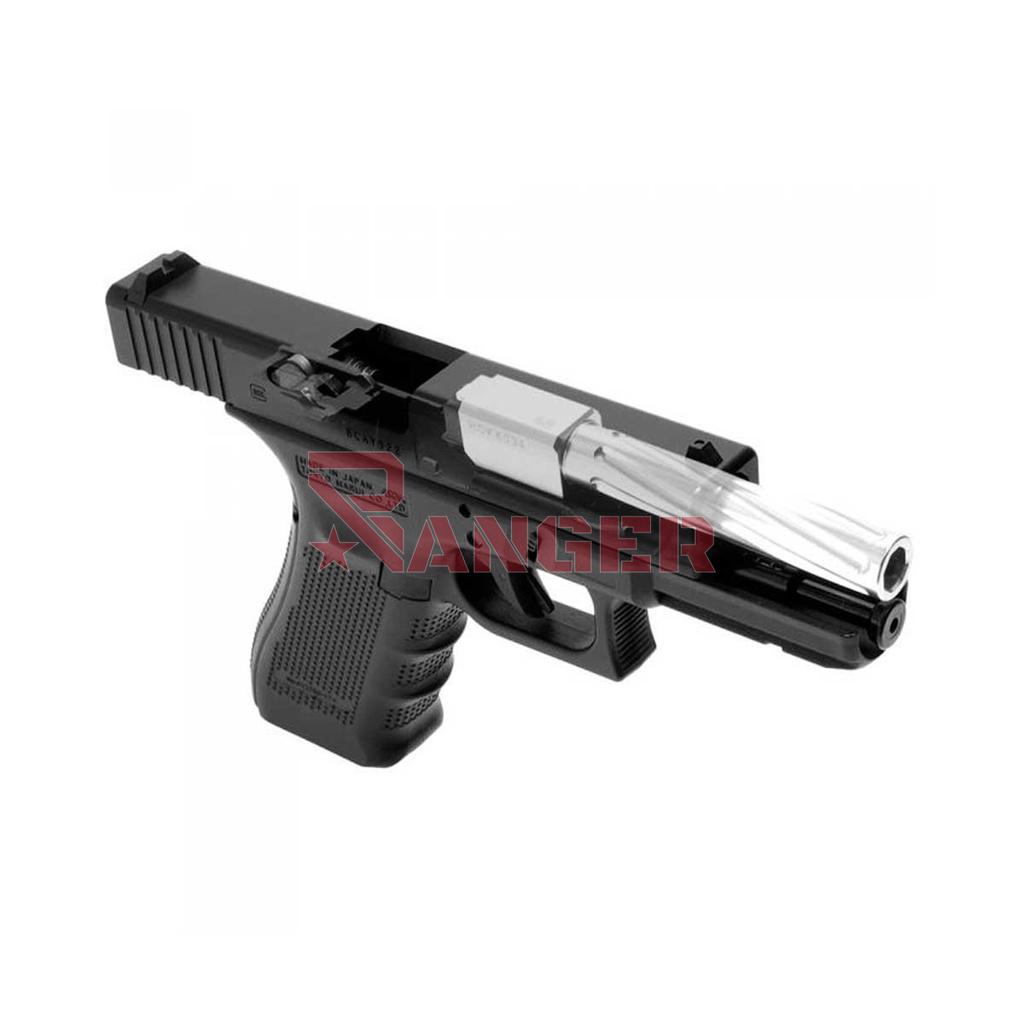 CAÑON EXTERNO ESTRIADO LAYLAX/NINE BALL NON RECOIL GLOCK 17 GEN.4 PLATA