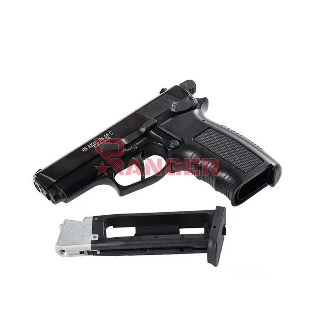 PISTOLA EKOL ES 66 C 4.5 CO2 NEGRA
