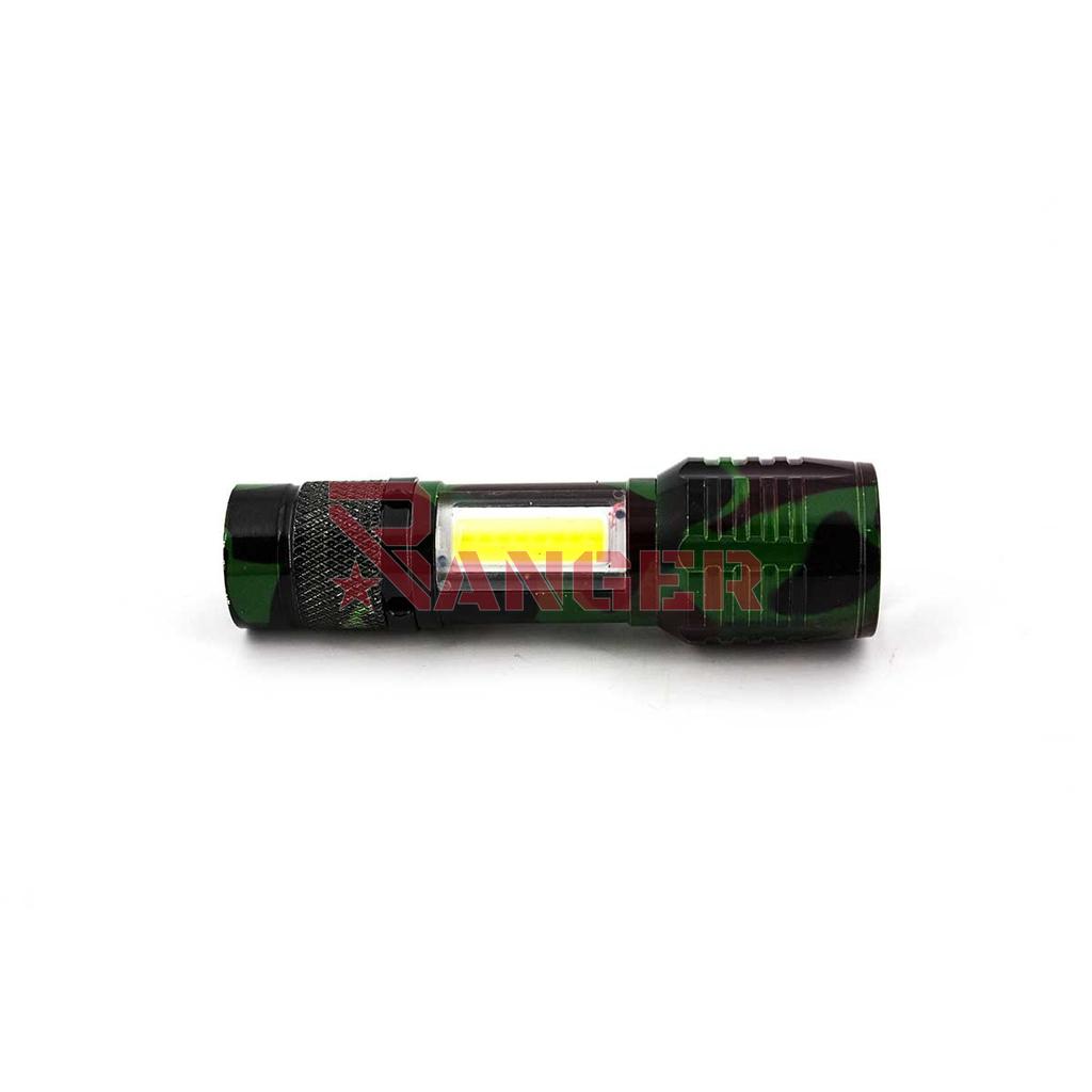 LINTERNA KELAISHUN  LED RECARGABLE C/USB MINI CAMO