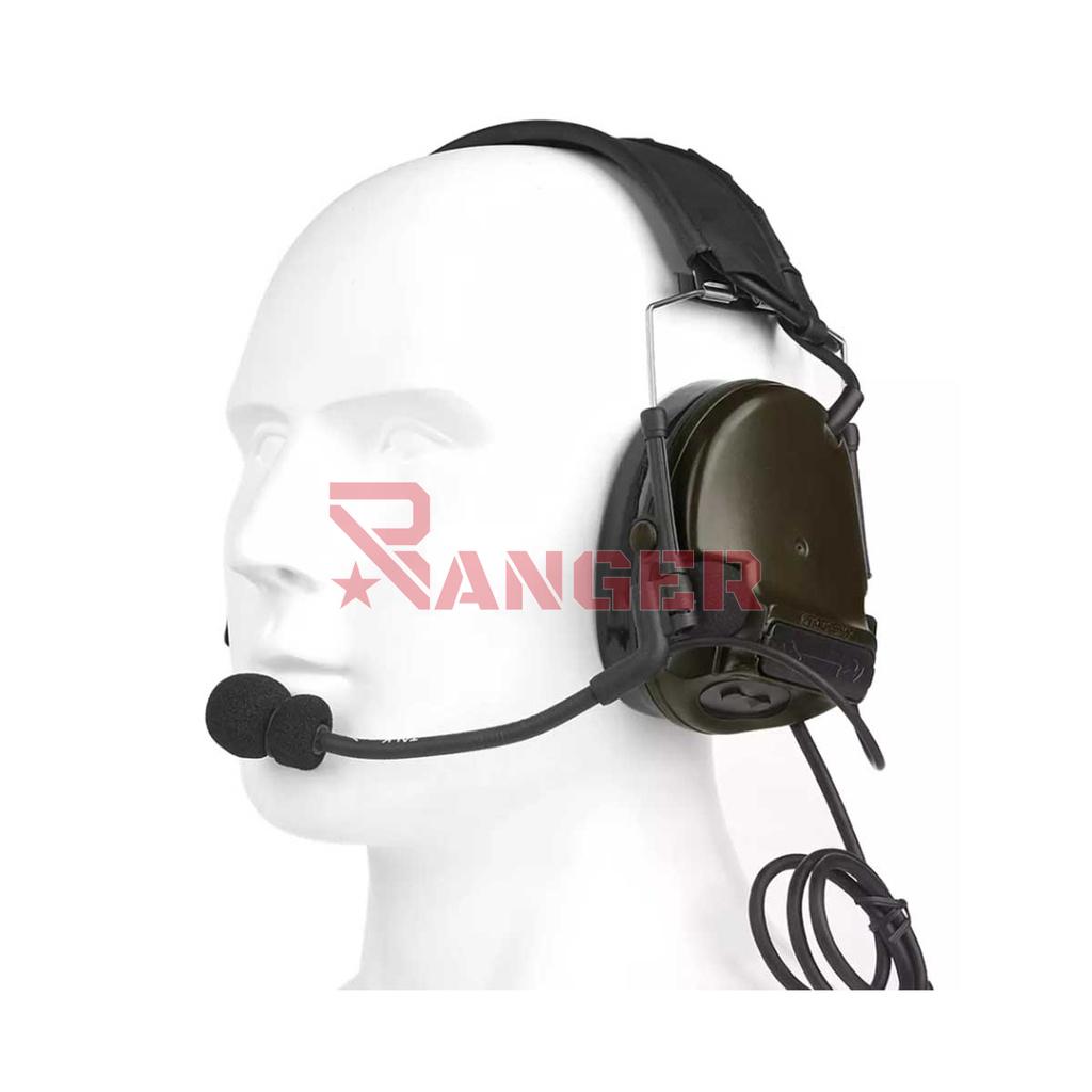 AURICULARES TAC-SKY COMTAC III ALMOHADILLAS SILICONA VERDE