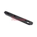 RAIL METAL 11 HUECOS M-LOK/KEYMOD ALUMINIO NEGRO