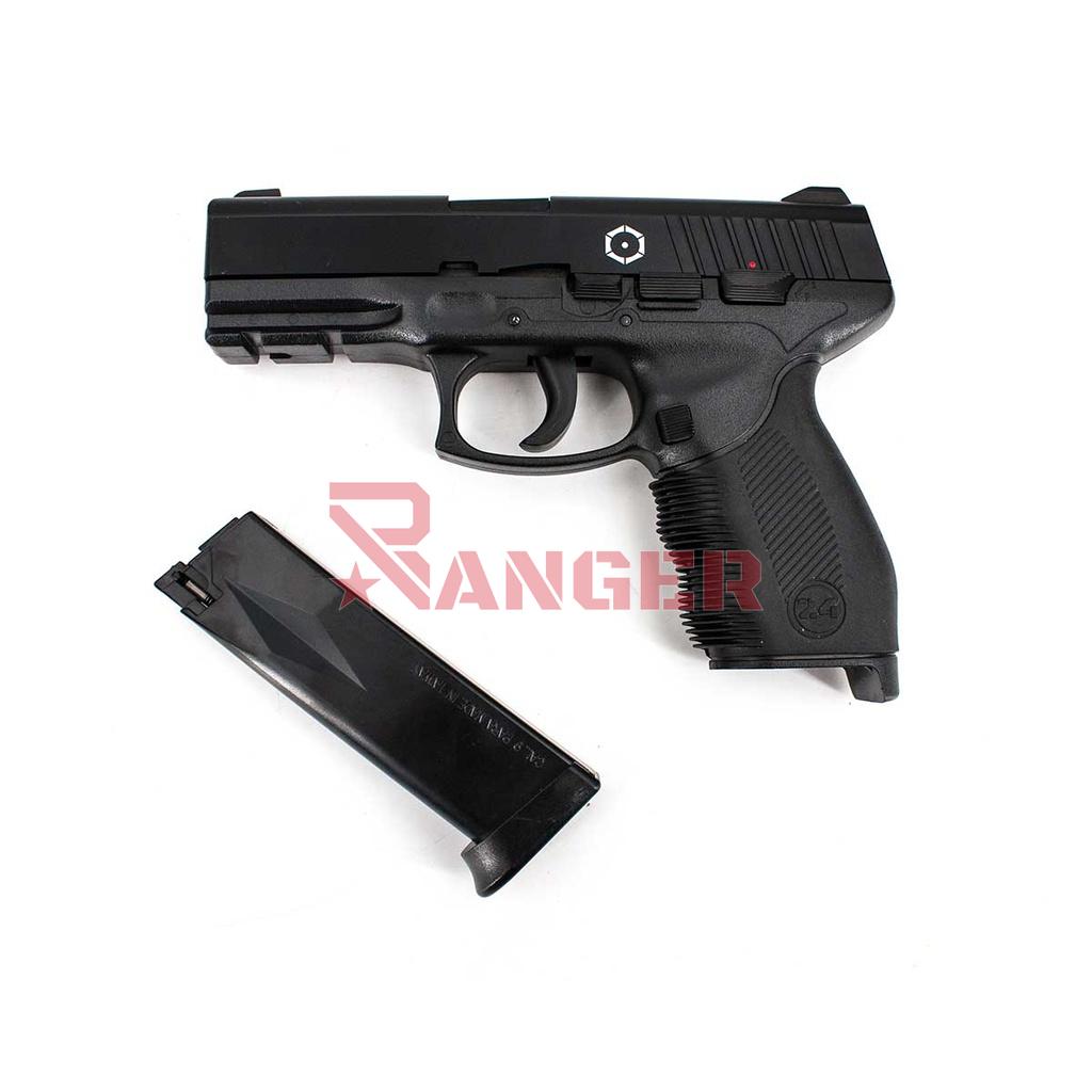 PISTOLA CYBERGUN 24/7 BAX SPRING NEGRO