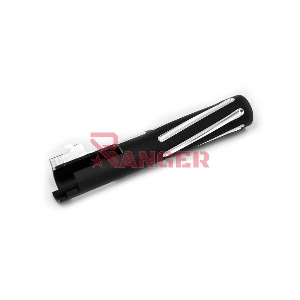 CAÑON EXTERNO TORNADO DUAL HI-CAPA 4.3 UNISOFT NEGRO/PLATA
