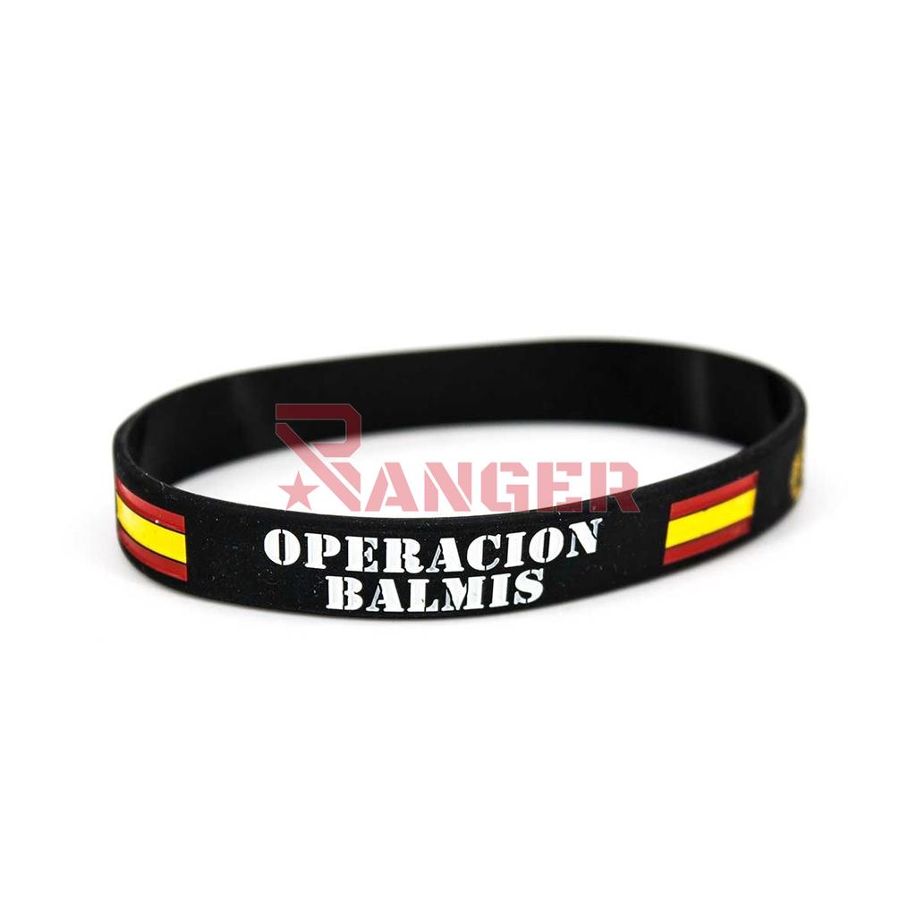 PULSERA GOMA OPERACION BALMIS NEGRA