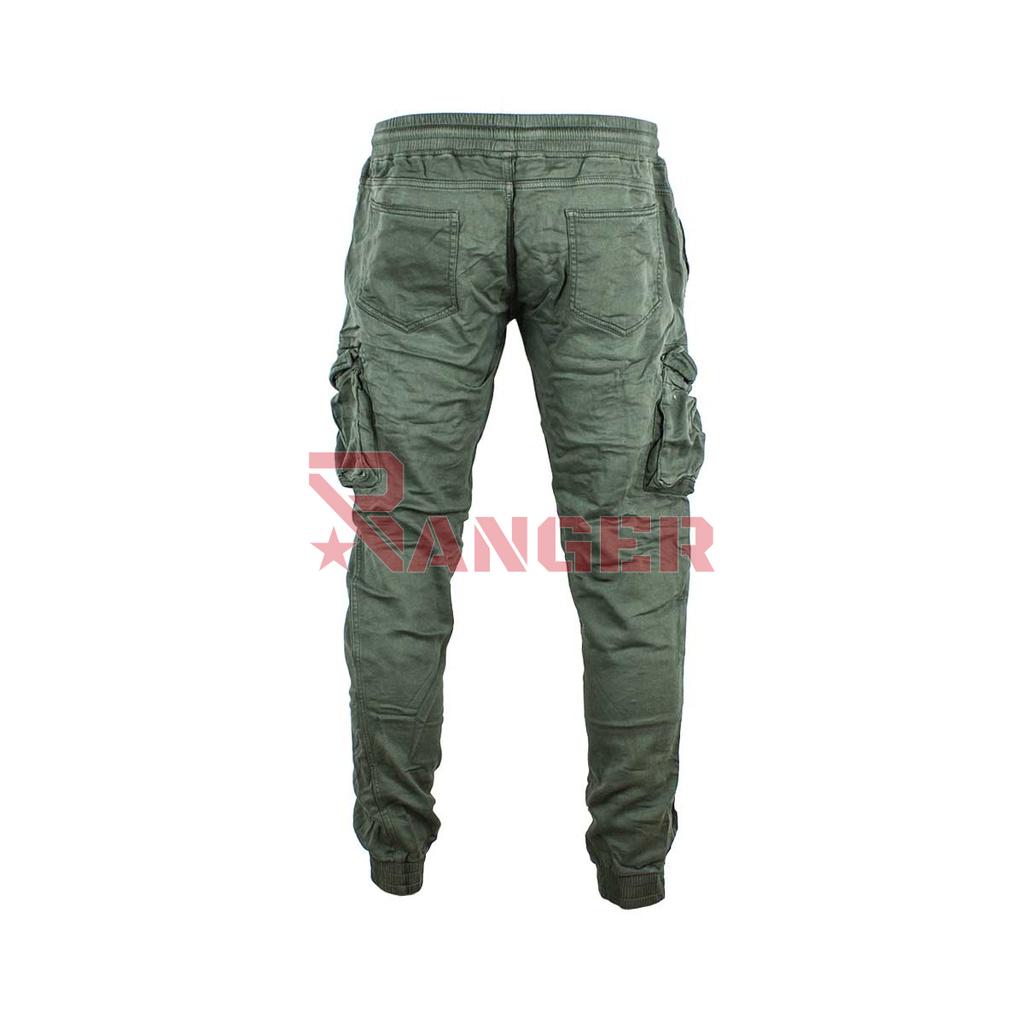 PANTALON LEOX CARGO VERDE