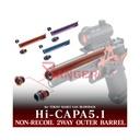 CAÑON EXTERNO LAYLAX/NINE BALL HI-CAPA 5.1 NON RECOIL MORADO MURASAKI PURPLE