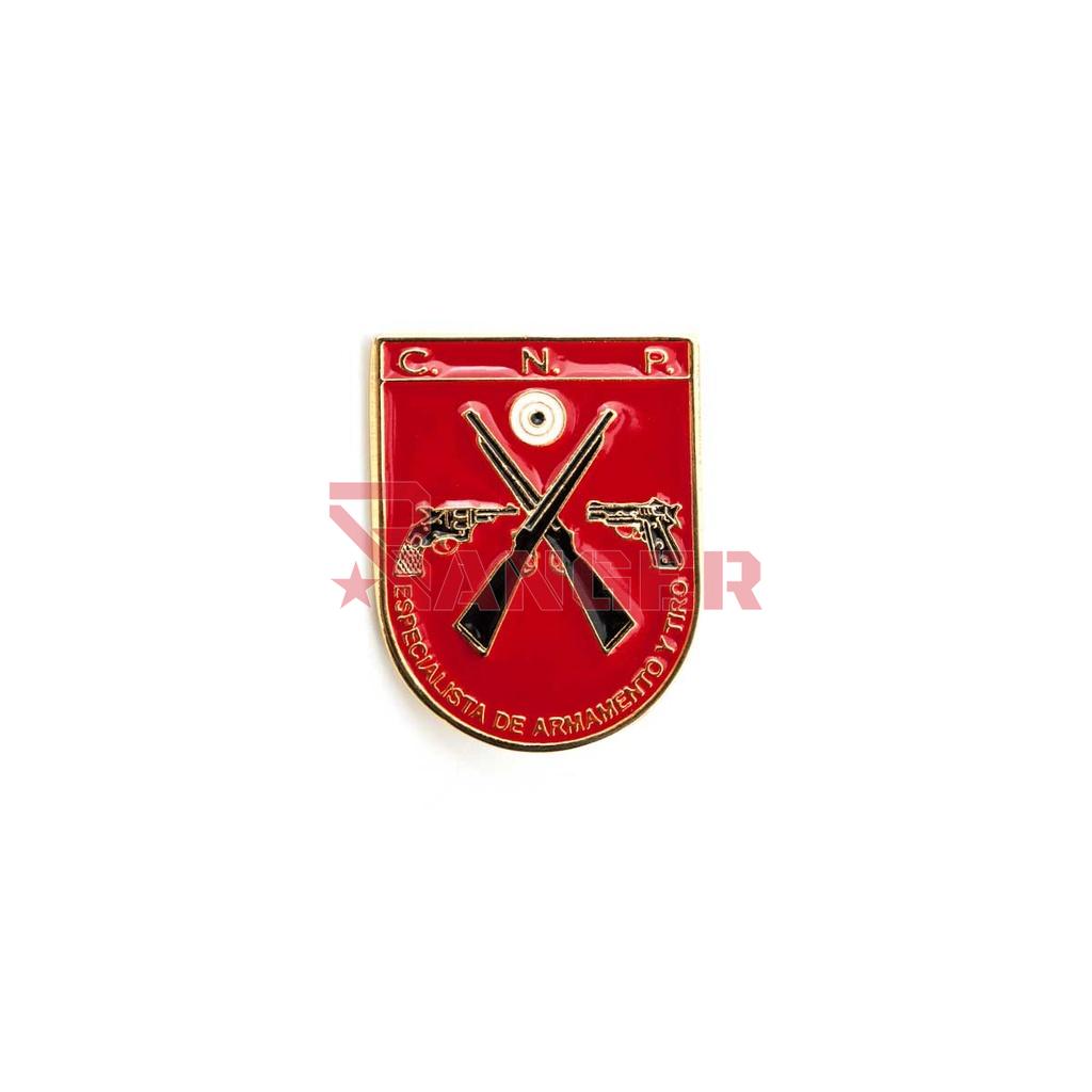 EMBLEMA METALICO ESPECIALISTA ARMAMENTO