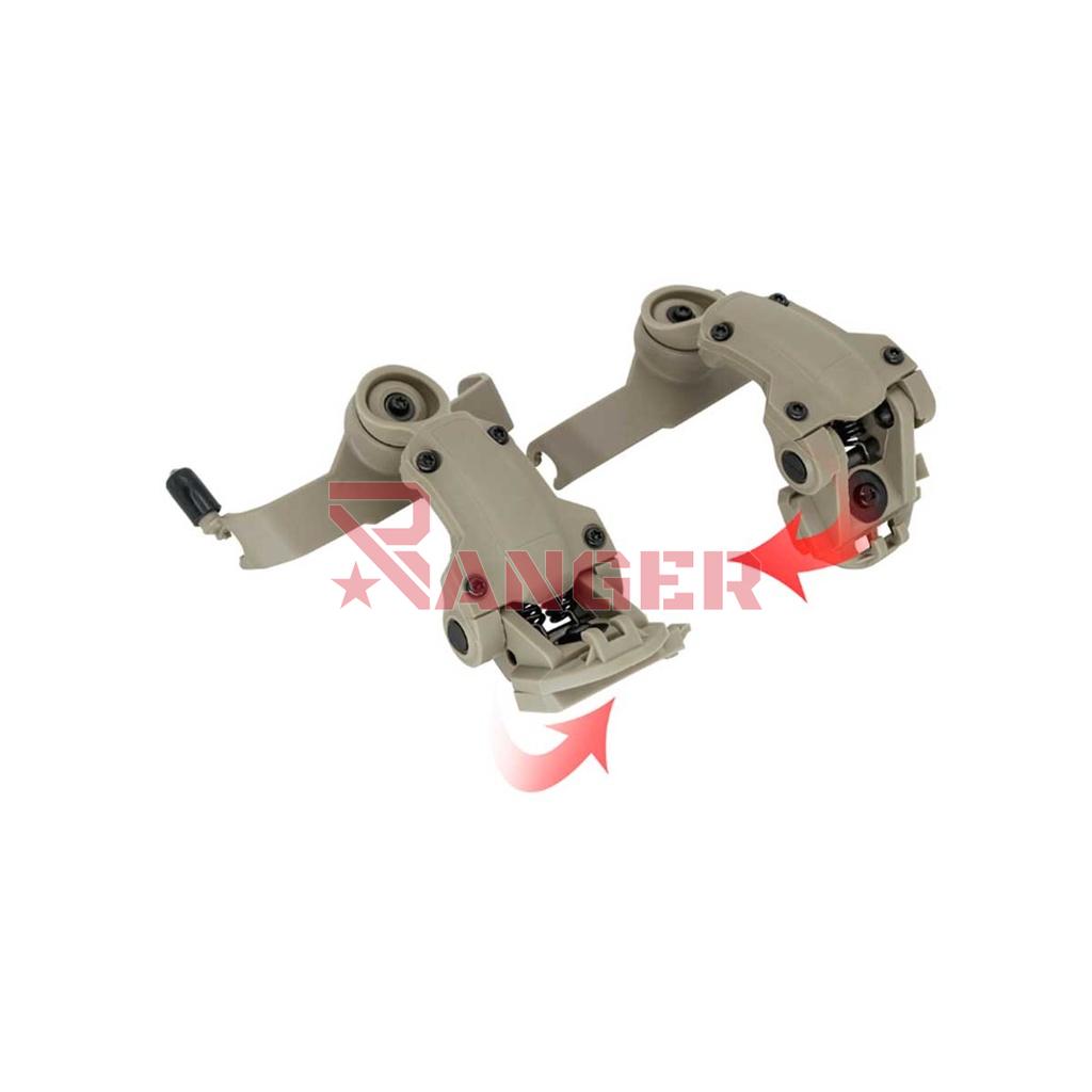 MONTURA AURICULARES PARA CASCO ARC TAC-SKY C/MICRO TAN