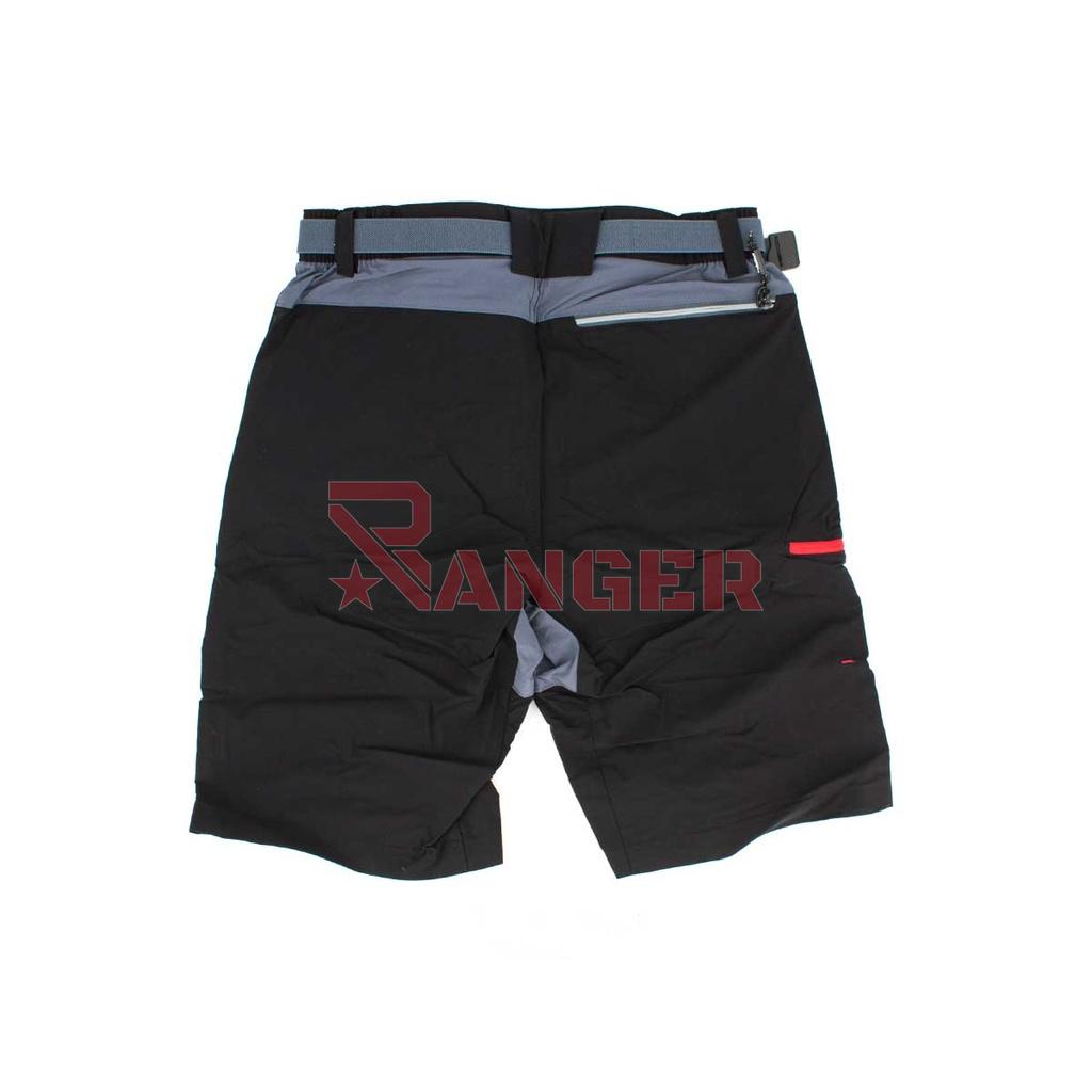 PANTALON SPHERE EVERGREEN CORTO WATER REPELLENT NEGRO-GRIS