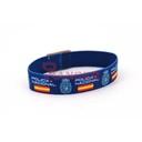 PULSERA ELASTICA POLICIA NACIONAL AZUL