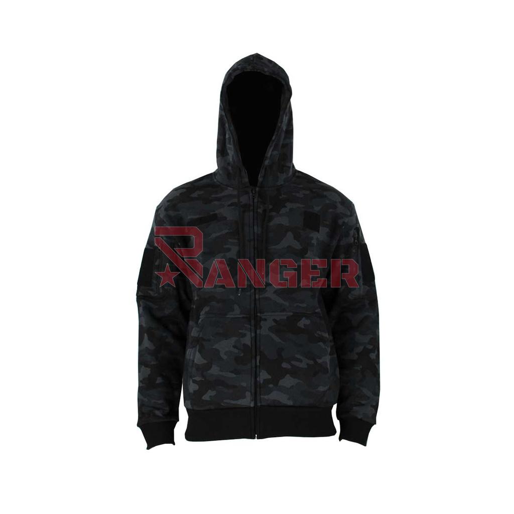 SUDADERA IMMORTAL TACTICA C/CREMALLERA MULTICAM BLACK