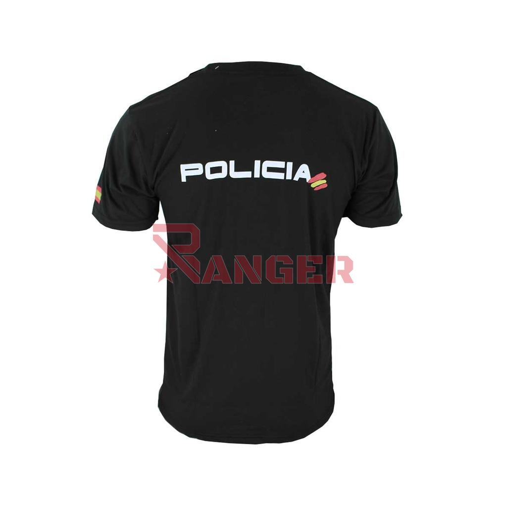 CAMISETA IMMORTAL POLICIA NACIONAL NEGRA