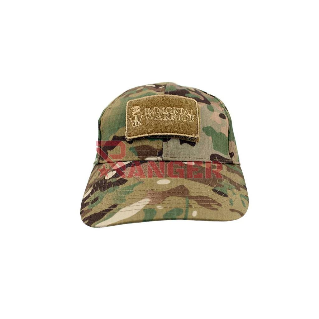 GORRA AIRSOFT VELCROS REJILLA IMMORTAL MULTICAM