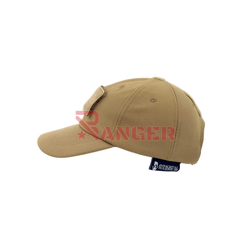GORRA AIRSOFT SOFTSHELL VELCROS IMMORTAL TAN