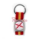 LLAVERO BANDERA ESPAÑA ELASTICO BORGOÑA